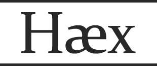 hæx.com logo