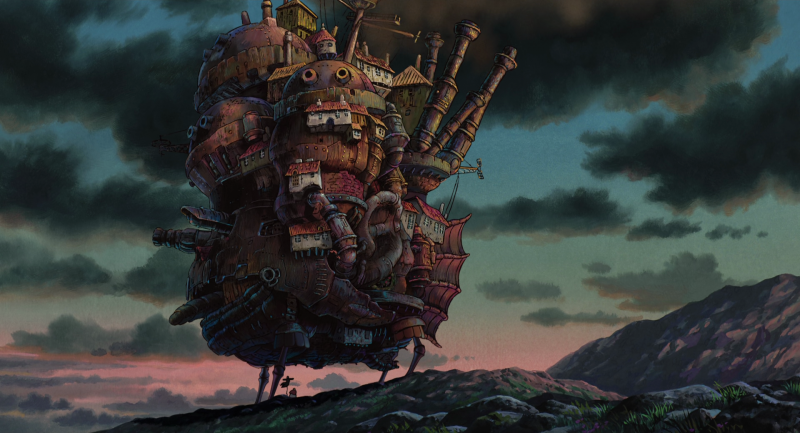 Snapshot from the movie "Howl's Moving Castle"